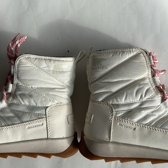Sorel Whitney II Short Lace Boots-Blanc/Fawn- Sz 7.5 - Picture 13 of 16